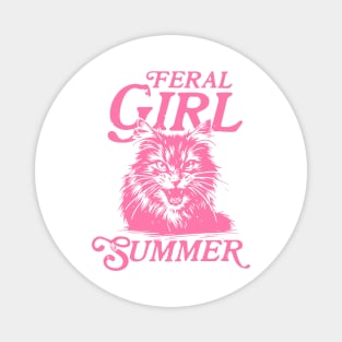 Feral Girl Summer Magnet